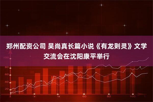 郑州配资公司 吴尚真长篇小说《有龙则灵》文学交流会在沈阳康平举行
